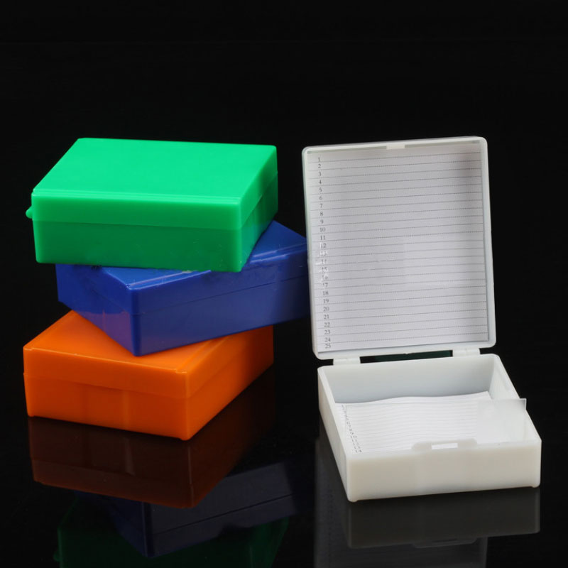 Pathology Slide Storage - Caja de plástico para portaobjetos de