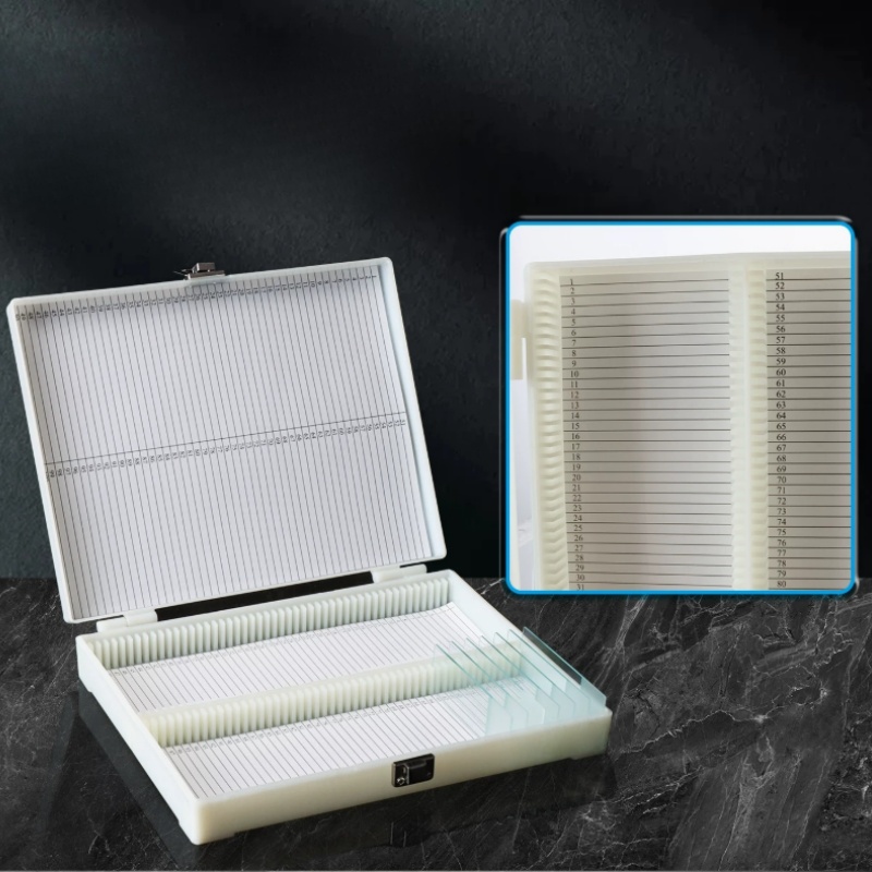 Caja de plástico a prueba de h - Pathology Slide Storage reseña y precio