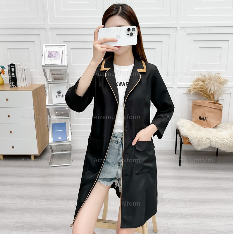 Uniforme de belleza negro con  - Medical Lab Hospital reseña y precio