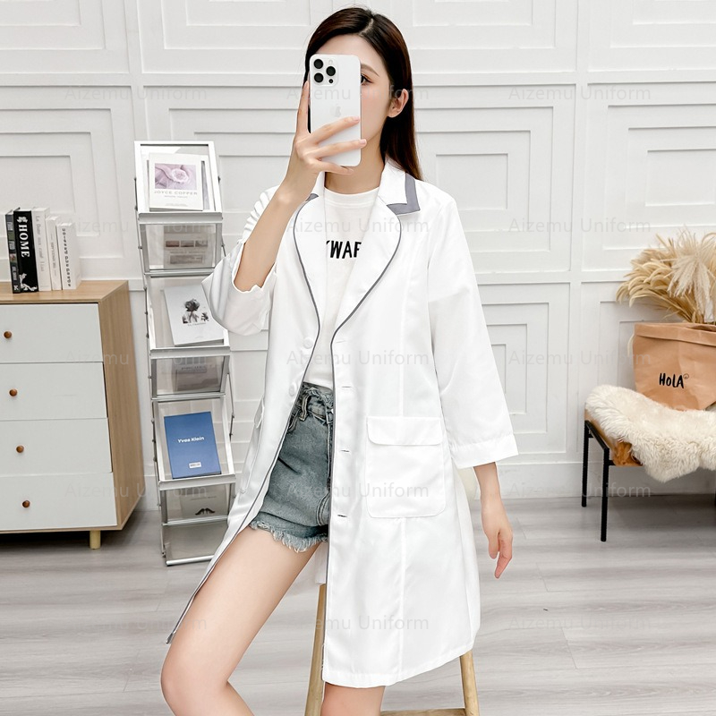 Uniforme de belleza negro con  - Medical Lab Hospital reseña y precio