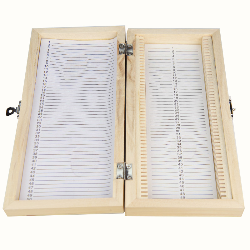 Caja de madera para microscopi - Pathology Slide Storage reseña y precio