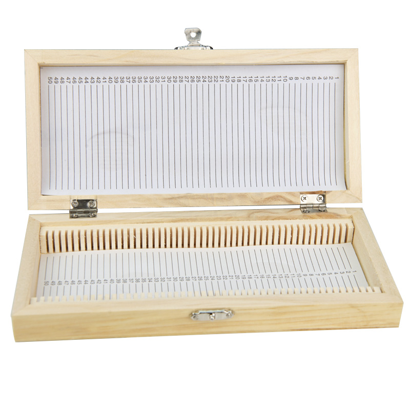 Caja de madera para microscopi - Pathology Slide Storage reseña y precio